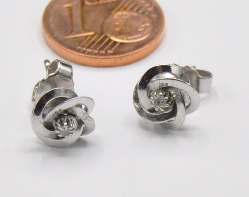 Weißgold ohrstecker ohrringe - weißgold,