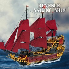  5600PCS Rache Segeln Schiff