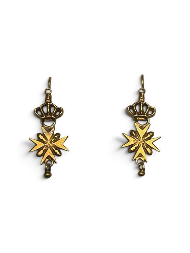 Antike ohrhänger gold 22ct - antike,