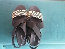 Sandalen Schuhe,braun schwarz ,Gr.37