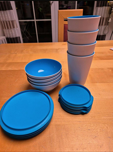 Tupperware allegra set blau - tupperware,