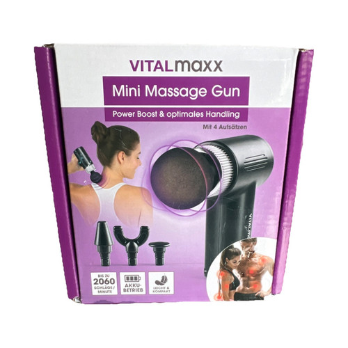 Vitalmaxx mini massage gun 4 - vitalmaxx, gun,