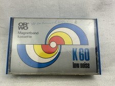DDR ORWO Originale " Magnetbandkassette K60 / low noise "  EVP: 20,00 Mark - RAR
