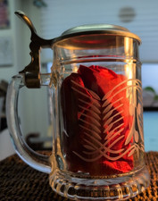 Bierseidel Bierkrug mit Zinn