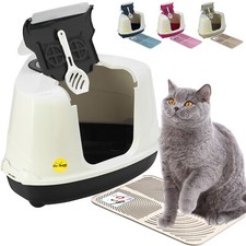 Große eck katzentoilette mit - katzentoilette,