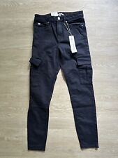 Neue Esprit Edc Cargo Hose Damen Größe 25/28 Dunkelblau 