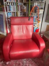 Ledersessel rot sehr gepflegt