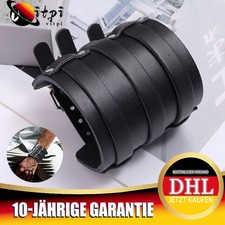 Schmuck Herren Lederarmband Breit Leder Echtleder Armband Armreif Verstellbaren