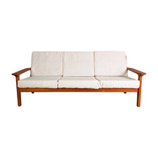 Original J Kristensen Midcentury Sofa Glostrup Couch Teak 1960