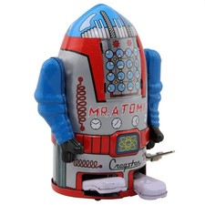 Roboter Mr. Atomic silber