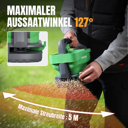 Workpro akku düngerstreuer - akku,