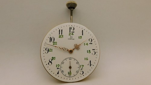 Taschenuhrwerk läuft omega - taschenuhrwerk,