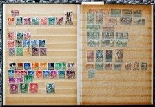Briefmarken-Steckalbum mit ca. 450 Briefmarken Deutsche Post, Deutsches Reich, B