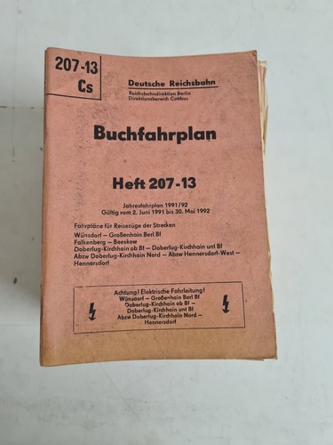 Buchfahrplan heft 207 - buchfahrplan,