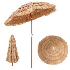Sonnenschirm Hawaii Strohschirm Strandschirm Höhenverstellbar/30° knickbar