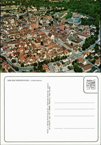 Ansichtskarte bad mergentheim - bad,
