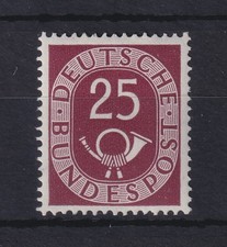 Bund Posthornsatz 25-Pfennig Wert Mi.-Nr. 131 postfrisch **
