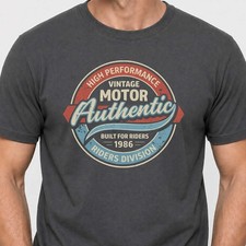 Biker T-Shirt Herren Schwarz