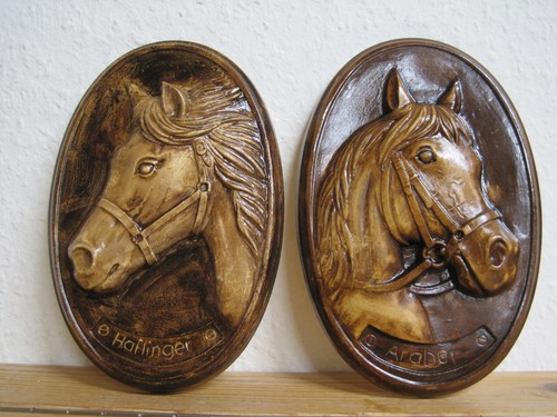 Gipsbilder pferde haflinger - 2,