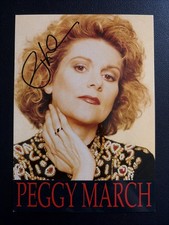 Peggy march autogrammkarte - peggy,