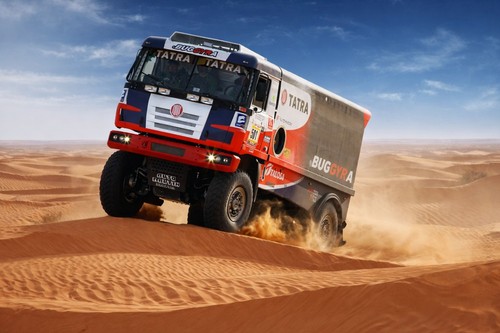 Tatra t815 dakar lkw poster - tatra,