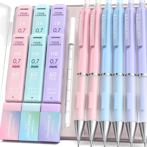 Druckbleistift set 7mm mit - 0,7mm,