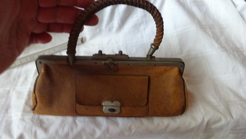 Antike ledertasche für - ,