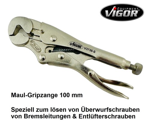 Vigor maulgripzange 100 - 100, mm