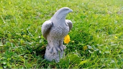 Adler stein gartenfigur kleine - adler,