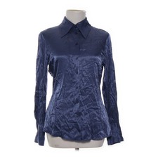 Zara, Bluse, Größe: S, Blau, Elasthan/Viskose, Satin, Damen #GIL