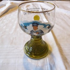 Alte Vintage Glas Römer Volkswandertag Mainschleife Volkach 1987