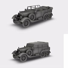 Mercedes-Benz G4 W31 Schwerer Geländewagen WW2 Bausatz 3D Druck 1:87 -  1:32