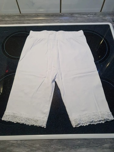 Weiße capri leggings gr - weiße,