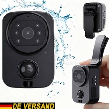 Mini Körperkamera 1080P HD Bodycam Video avi Camcorder 1080P Kamera wasserdicht.