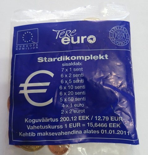 Euro starterkit aus estland - aus,