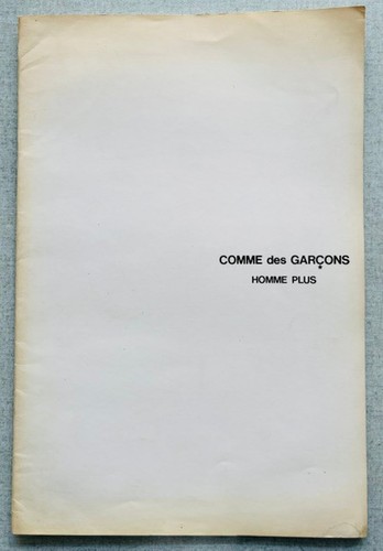 Comme des garçons katalog - comme,