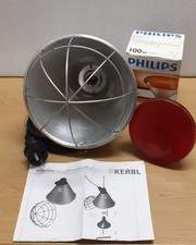 KERBL Infrarot-Wärmestrahlgerät, Wärmelampe+ 100W Philips IR-Lampe, Tieraufzucht