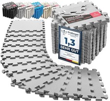 Schutzmatten 18tlg. Set Puzzlematte grau 32x32cm