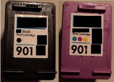 2 Patronen für HP 901 XL