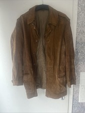 Braune Vintage Lederjacke 70er Jahre