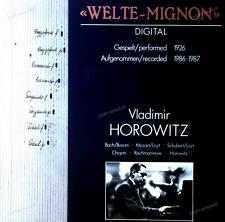Vladimir Horowitz - Welte-Mignon Digital Vladimir Horowitz 1926 GER LP 1988 .