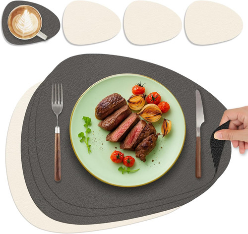 Tischsets abwaschbar 4er - 4er, set