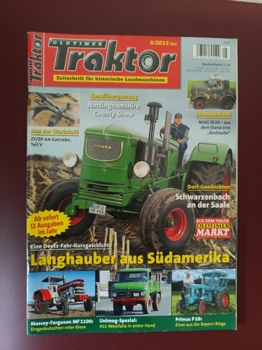 Zeitschrift oldtimer traktor - zeitschrift,