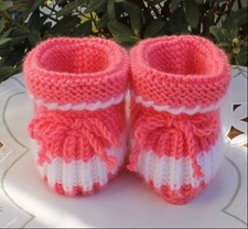 Babyschuhe gestrickt Mädchen