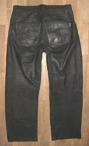 Herren lederjeans - /, herren-
