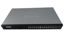 Cisco SF500-24P 24 Port 10/100 PoE Stackable Managed Switch Gigabit Uplinks