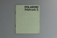 Bedienungsanleitung manual Polaroid Polatronic 5 Blitz flash (12071854)