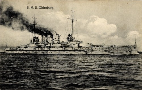 Deutsches kriegsschiff - ak,