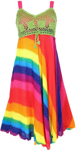 Boho minikleid sommerkleid - boho, minikleid,