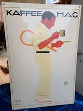 Emaille Schild Kaffee Hag